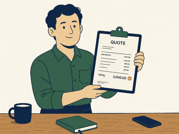 Joburg business owner-reviews a transparent website developer quote with no-surprise-charges